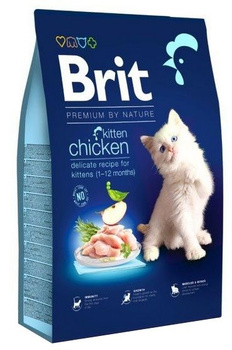 BRIT PREMIUM BY NATURE KOT 300g  KITTEN   CHICKEN /10