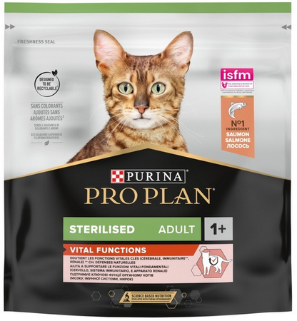 Purina Pro Plan Cat Adult Sterilised Vital Functions Łosoś 400g