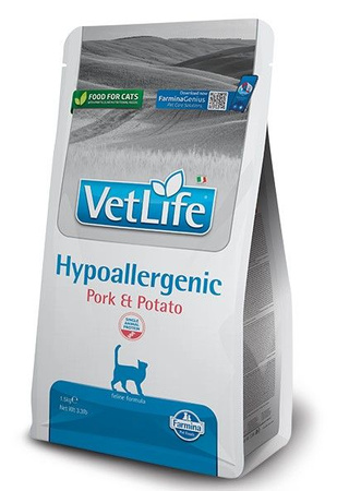 Farmina Vet Life HYPOALLERGENIC PORK & POTATO FELINE 1,5kg