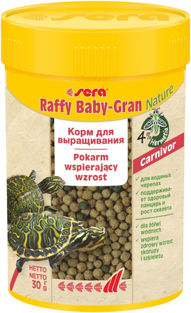 Raffy Baby-Gran Nature 100 ml, granulat - gady, pokarm wspierający wzrost