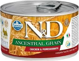 Farmina ND Ancestral Grain Adult Mini - kurczak i granat 140g