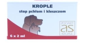 AS PROTECT KROPLE PIES/KOT 2ml STOP       PCHŁOM I KLESZCZOM    6szt/op    /10