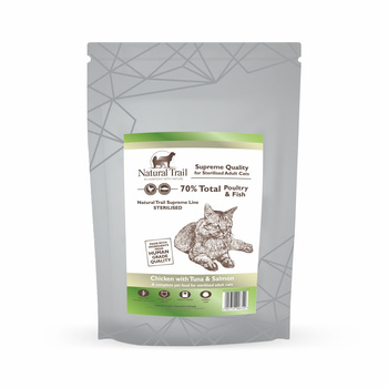 NATURAL TRAIL Cat SUPREME Sterilised Poultry & Fish 70%  100g