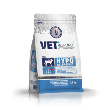 Karma sucha dla kota VET RESPONSE VETERINARY DIET HYPPOALERGENIC 1,6 kg