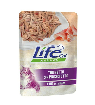 LIFE CAT sasz.70g TUNA + HAM /30