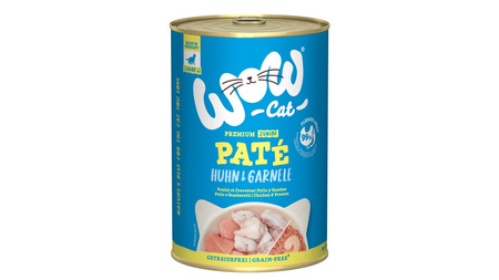 WOW CAT Junior Huhn Garnelen - kurczak z krewetkami dla kociąt (400g)