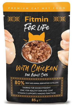 Fitmin Cat For Life Adult Chicken saszetka 85g