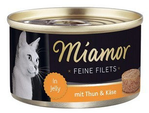 MIAMOR KOT pusz.100g FILETS TUŃCZYK SER  w galaretce /24