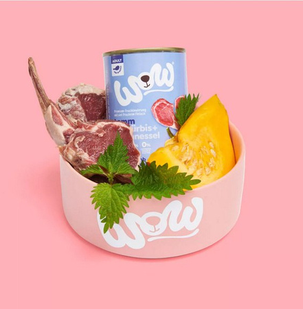 WOW Lamm mit Kürbis - jagnięcina z dynią i pokrzywą 400g