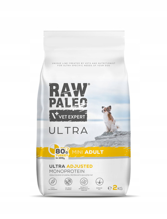 Raw Paleo Ultra Mini Adult Turkey 2kg 