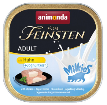 Animonda vom Feinsten Milkies Cat Kurczak + Jogurt tacka 100g