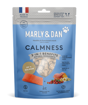 MARLY & DAN soft/chewy CALMNESS uspokajający przysmak dla kota 40g