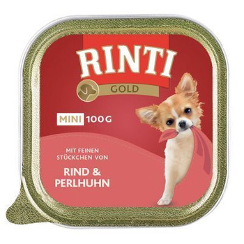 RINTI GOLD tacka 100g MINI WOŁOWINA   PERLICZKA /16