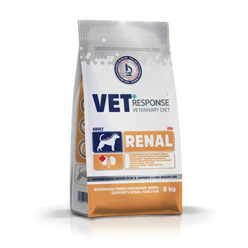 Karma sucha dla psa VET RESPONSE VETERINARY DIET RENAL 8 kg