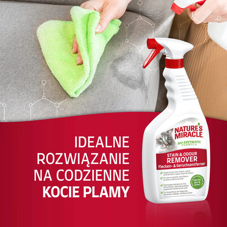 Natures Miracle Płyn do usuwania codziennych plam kot REMOVER 946ml