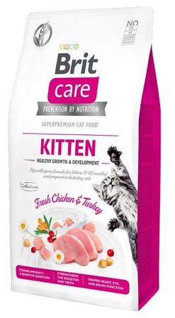 BRIT CARE KOT   KITTEN 7KG  HEALTHY GROWTH & DEVELOPMENT GF