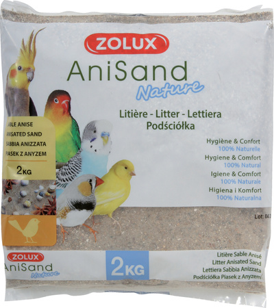 ZOLUX Piasek z anyżem AniSand Nature 2 kg