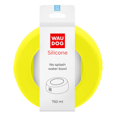 WAUDOG SILICONE MISKA NIEWYSYPKA 750ml ŻÓŁ