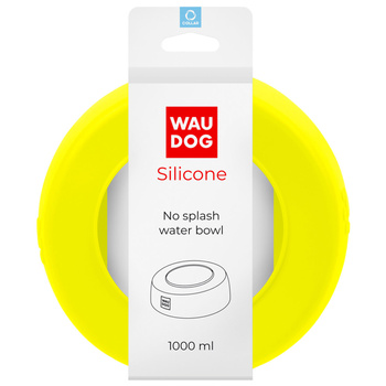 WAUDOG SILICONE MISKA NIEWYSYPKA 1000ml ŻÓŁ