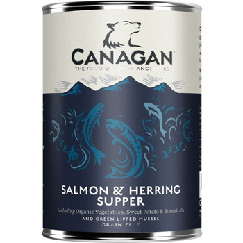 CANAGAN PIES pusz.400g SALMON&HERRING  /6