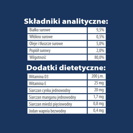 Karma mokra dla psa TEO Mini szalka bogata w drób 150 g