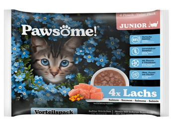 Pawsome Junior Lachs - łosoś saszetki 4x85g