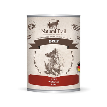 NATURAL TRAIL Dog 800g Beef puszka