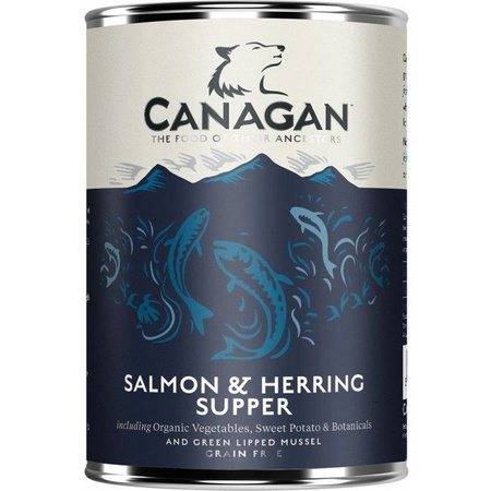 CANAGAN PIES pusz.400g SALMON&HERRING  /6