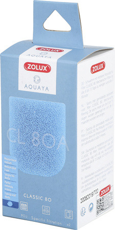 Zolux Wkład gąbka do filtra Blue Foam AQUAYA Classic 80