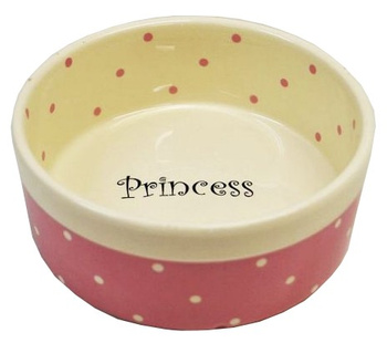 YARRO MISKA CERAMICZNA DLA PSA PRINCESS   RÓŻ 13x5,5cm  Y2722