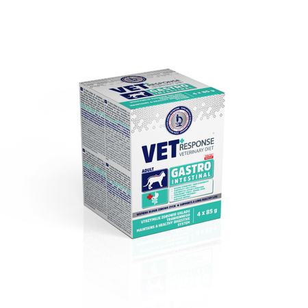 Karma mokra dla kota VET RESPONSE VETERINARY DIET GASTROINTESTINAL szalka 4x85 g