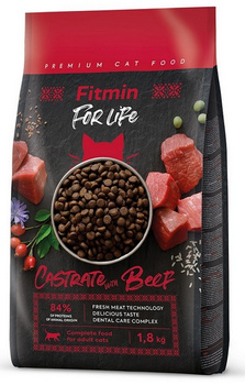 Fitmin Cat For Life Castrate Beef 1,8kg