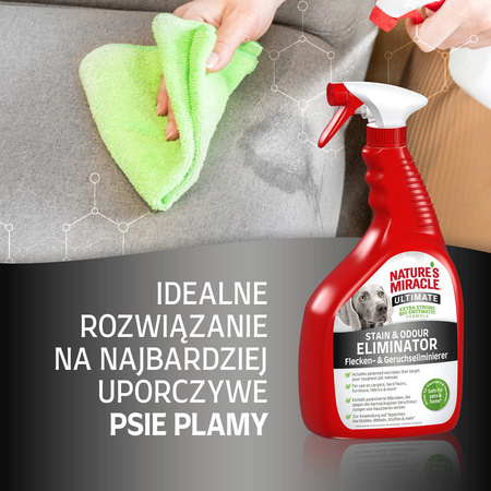 Natures Miracle Płyn do usuwania plam i zapachów pies ULTIMATE 946ml