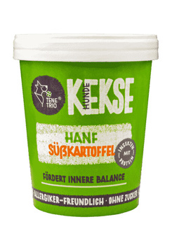 Tenetrio Hundekekse Hanf - ciasteczka z owadami, konopiami i batatami (200g)