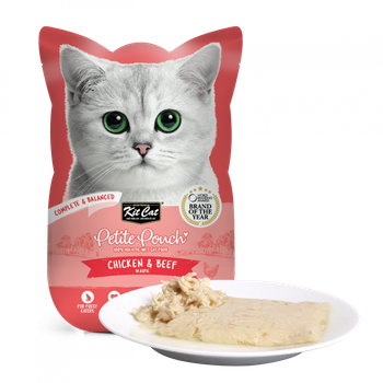 KIT CAT PETITE POUCH CHICKEN & BEEF SASZETKA 70G