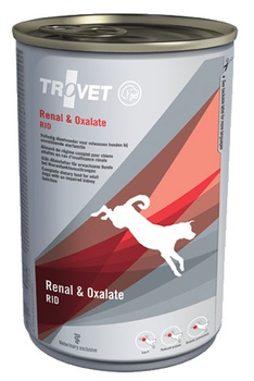 TROVET PIES pusz.400g RID RENAL &  OXALATE /6