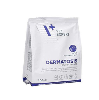 4T Veterinary Diet Dog Dermatosis Salmon & Potato 300g