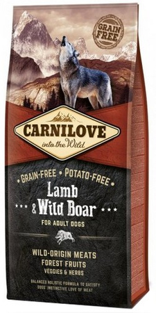 CARNILOVE PIES 1,5kg ADULT LAMB WILD  BOAR