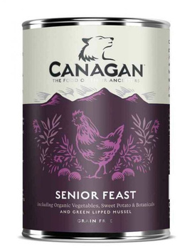 CANAGAN PIES pusz.400g  SENIOR FEAST  /6