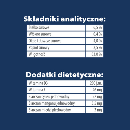 Karma mokra dla psa TEO Mini bogata w drób + wołowinę 4 x 85 g