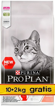 Purina Pro Plan Cat Adult Sterilised Vital Functions Łosoś 12kg (10+2kg gratis)