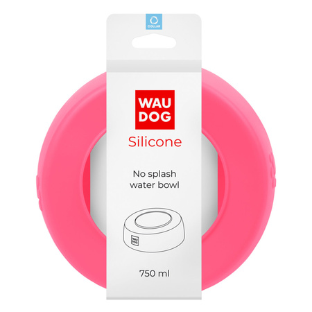 WAUDOG SILICONE MISKA NIEWYSYPKA 750ml RÓŻ