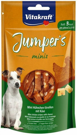 VITAKRAFT PIES JUMPERS MINIS 80g          KURCZAK, SER /6