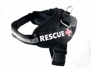 PET NOVA SZELKI RESCUE CZARNE S 45-55cm