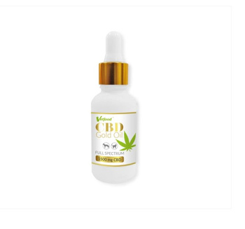 Vetfood CBD GOLD OIL 1500mg Olej z nasion konopi siewnych 30 ml