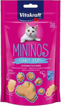 VITAKRAFT Mininos Fancy Jerky z łososiem dla kota 40g