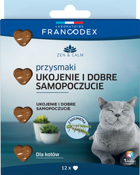 FRANCODEX PL Przysmak antystresowy dla kota z kocimiętką 12 szt.