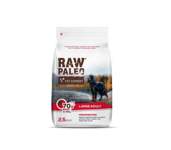 RAW PALEO ADULT LARGE SIZE BEEF 2,5 KG