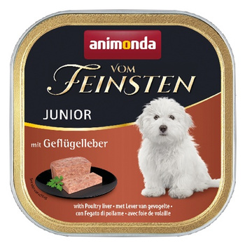 Animonda vom Feinsten Dog Junior Wątróbka drobiowa 150g