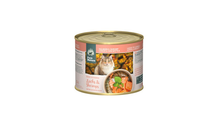 PURE NATURE CAT Lachs Shrimps - łosoś z krewetkami dla dorosłych kotów 190g